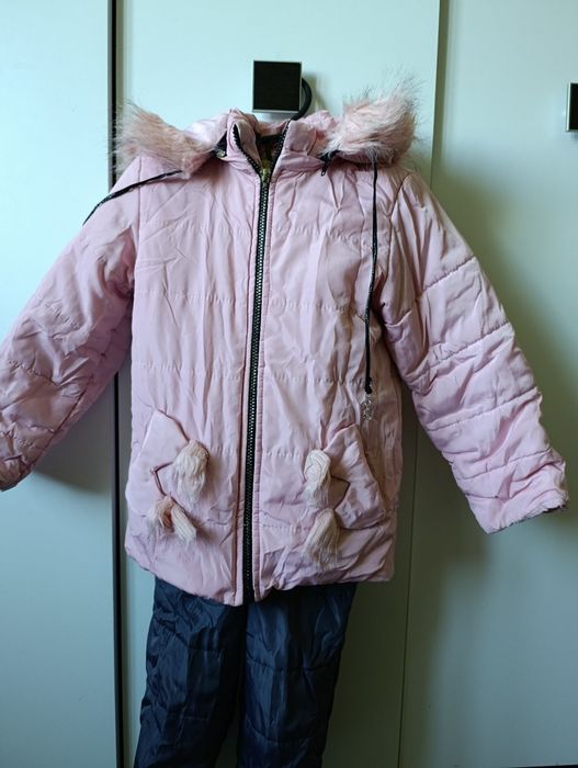 Зимова куртка з штанами для дівчинки