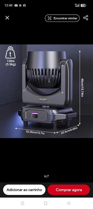 Moving head 19x20w