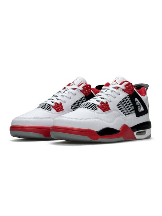 Кросівки Nike Air Jordan 4 Retro White (Бюджетна версія) | Кроссовки Найк чоловічі