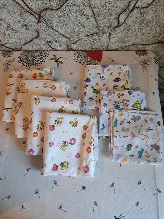 Пелюшки байкові, фланель, байка, ситець, муслін