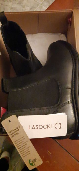 Botki,sztyblety,Lasocki ,nowe ze skóry