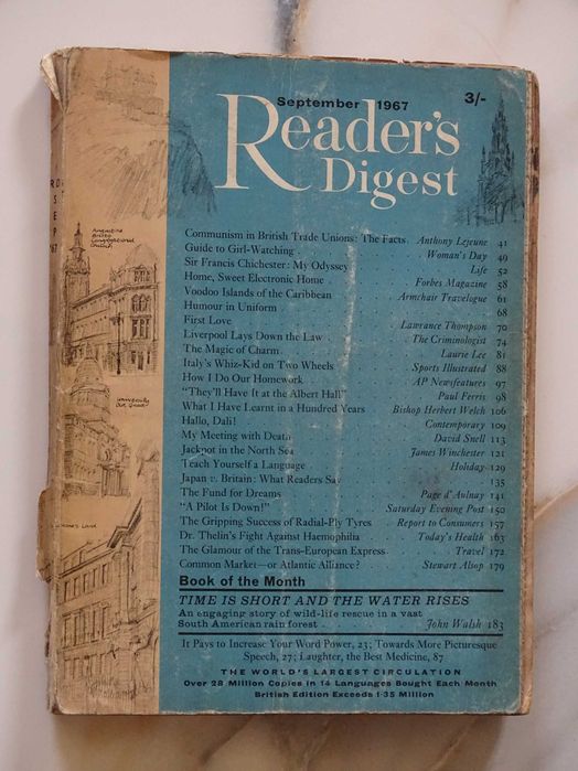 Reader's Digest 1967 r. reklamy