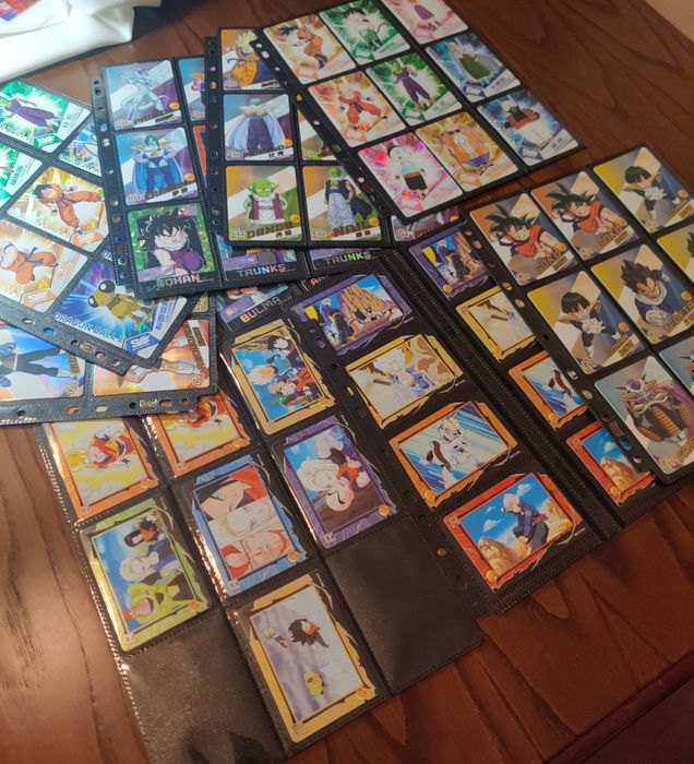 +400 cartas  Dragon Ball + binder/dossier