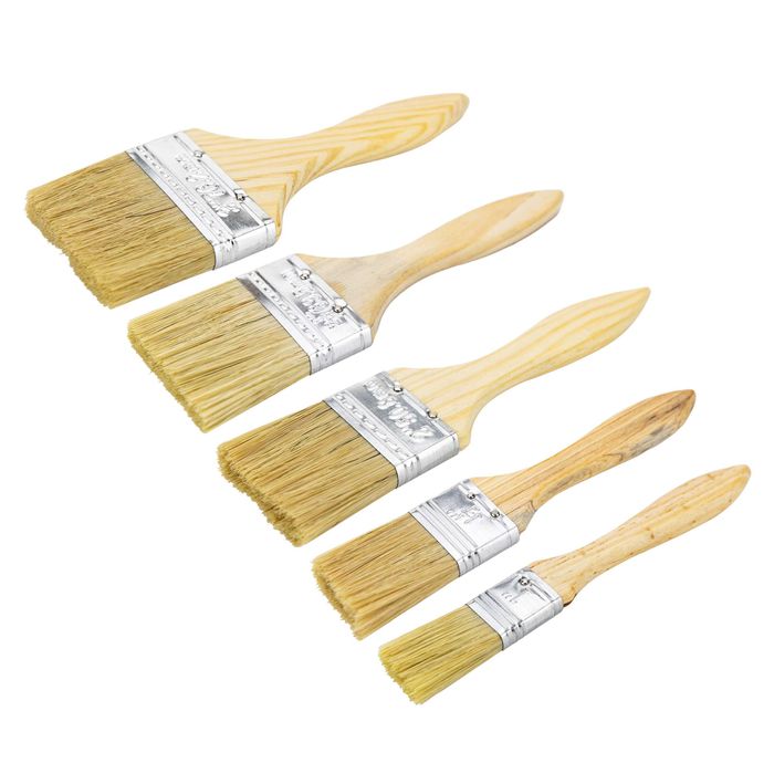 pedzel, 1'', 1,5'', 2'', 2,5'', 3'', pędzel, malarski, płaskie Zestaw