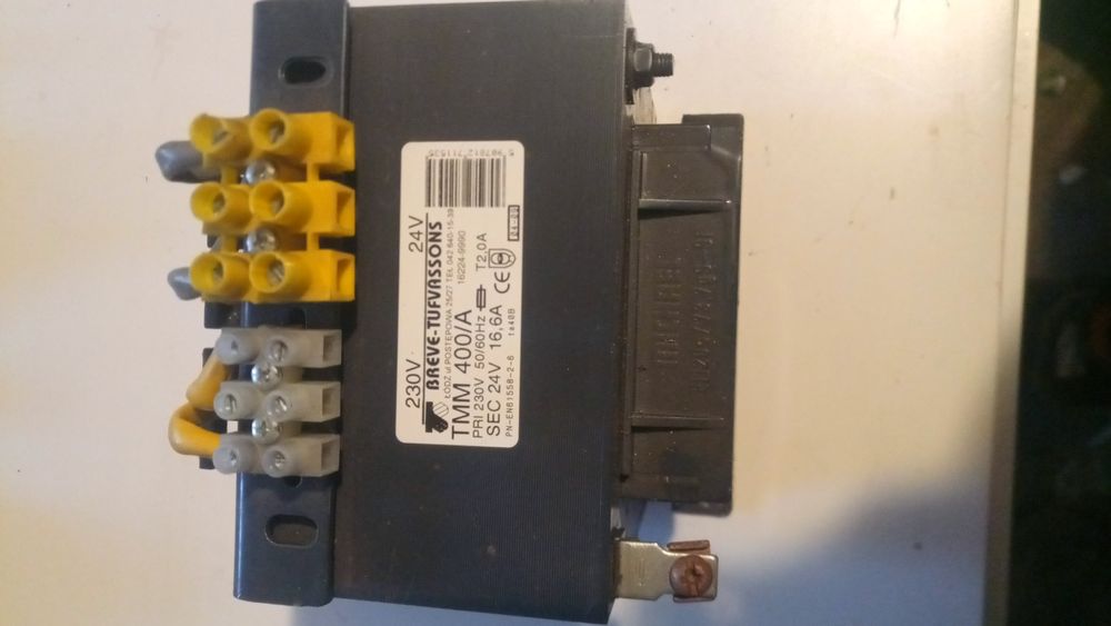 Transformator Breve-Tufvassons TMM 230v / 24V 16,6A 230v/24v