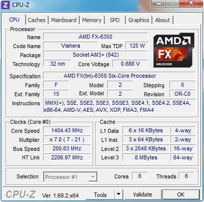 FX‑6350 • Отличная производительность за бюджет