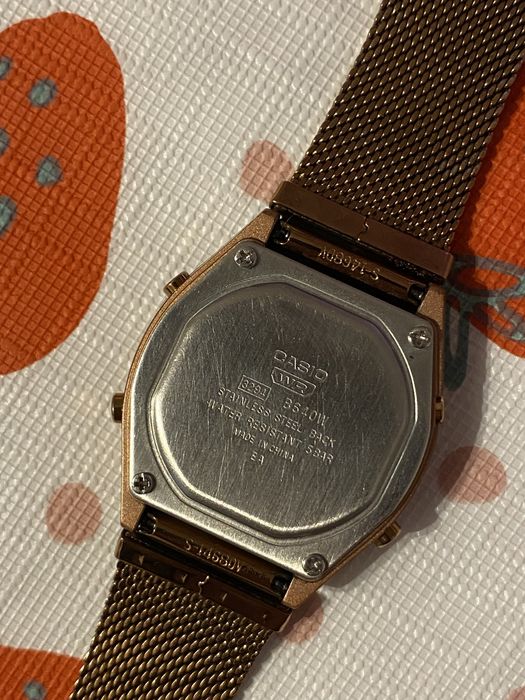 Relogio Casio B640WC Rose Gold Feminino