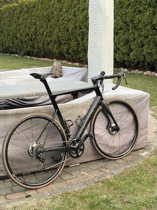 Rower szosowy romet huragan disc XL karbon pomiar mocy