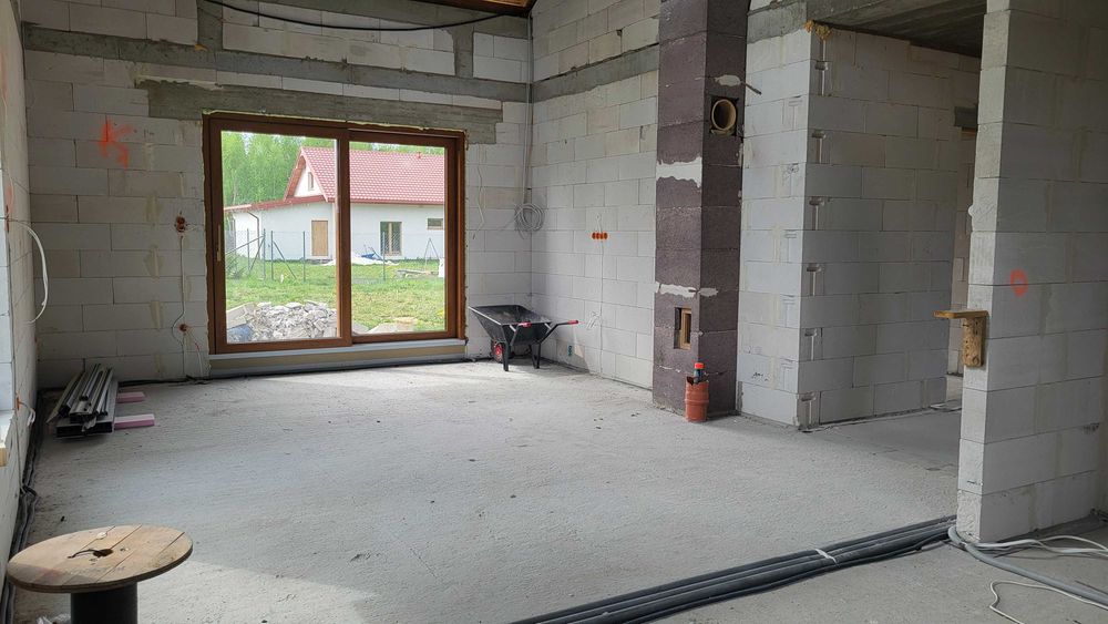Na sprzedaż przestronny, nowo wybudowany dom jednorodzinny do wykończenia  o powierzchni około 148 m², zlokalizowany w malowniczym Burkacie - Widok 4