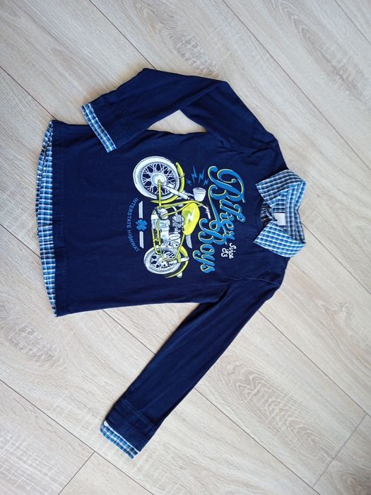 Koszulka bluzka z długim rękawem 122