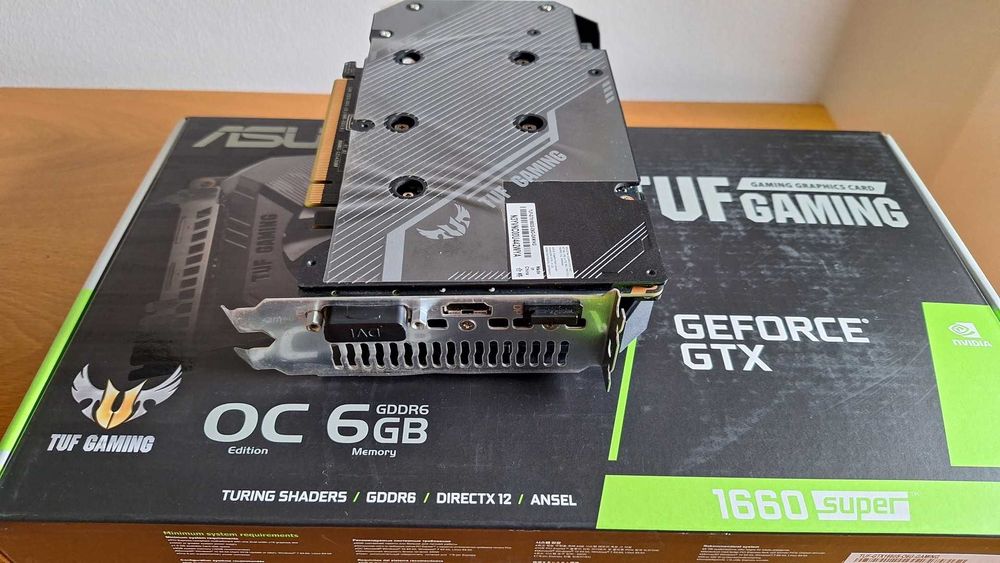 ASUS GeForce GTX 1660 Super 6GB TUF Gaming with Warranty64738899027970121
