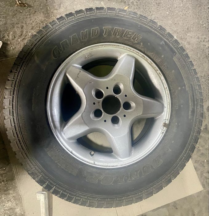 Колесо Запаска Мерседес 255/65 R16 докатка, титан, Mercedes ML-class  Dunlop