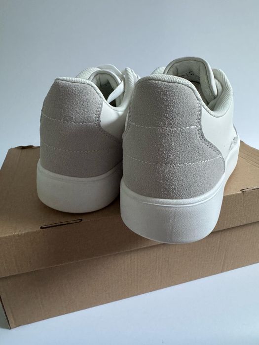 Nowe sneakersy męskie PD białe szare 42