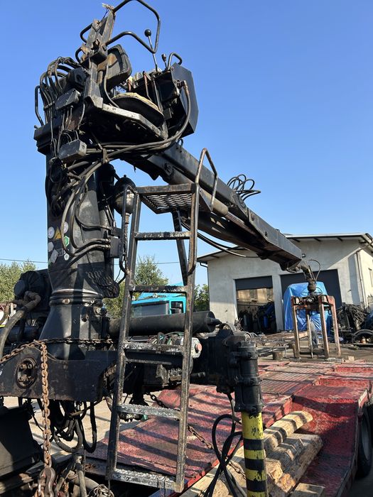 Hiab 140k dzwig zuraw budowlany chwytak do palet