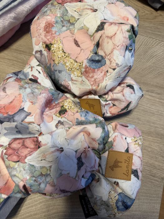 Lanila rękawiczki kocyki do wózka przytulanka