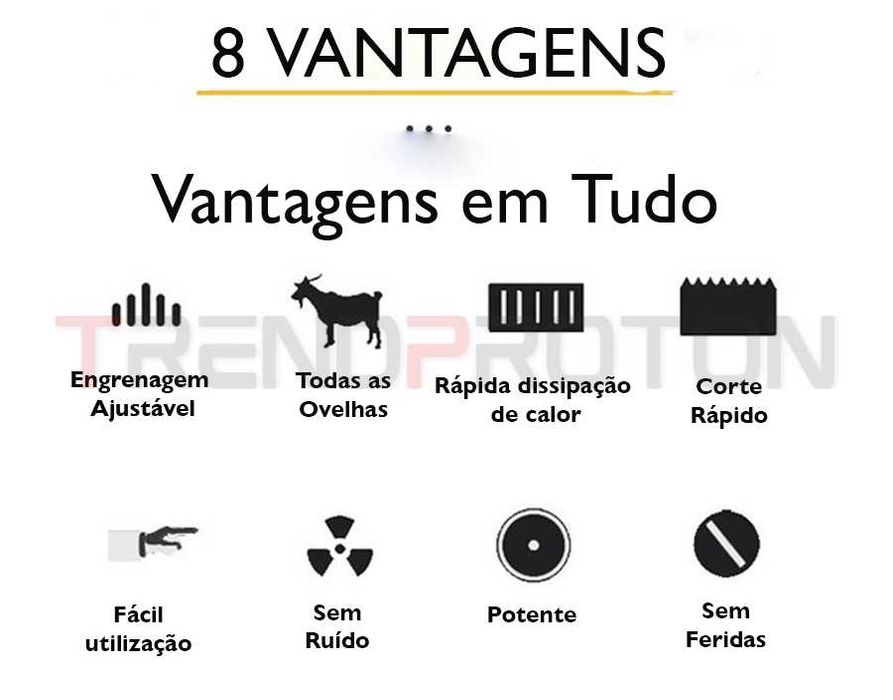 Máquina Tosquiadora 220V c/oferta Par Dentes Reposição