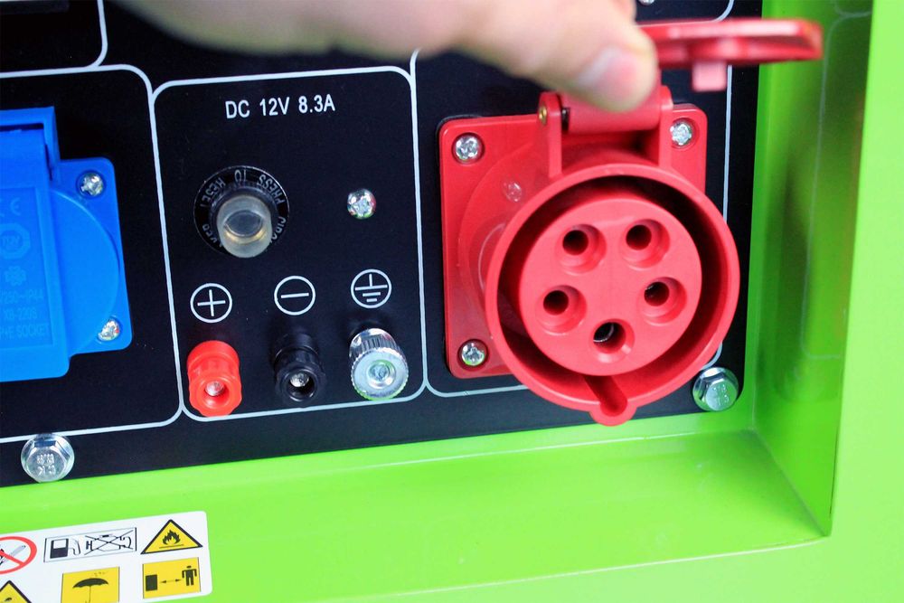 Generator Agregat Prądu AVR Diesel 6,25kVA 230/400V prądotwórczy 3faz