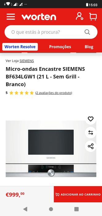 Microondas Siemens