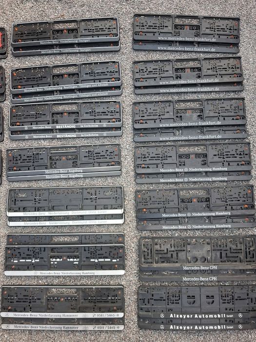 Номерні рамки до Mersedes-Benz.