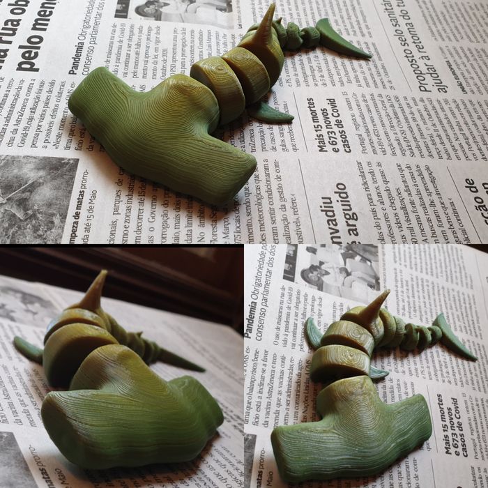 Animais articulados - Tubarao / Tubarao Martelo / Polvo / Camaleao