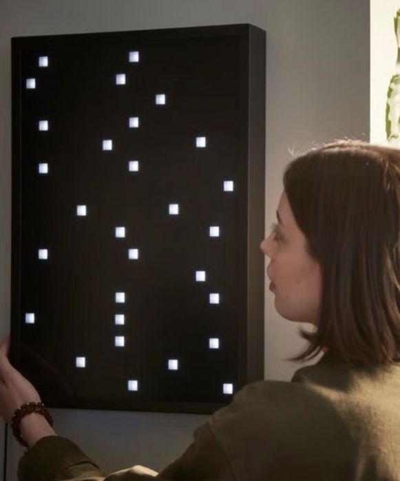 2x Lâmpadas de Parede IKEA OBEGRÄNSAD LED Pretas – Como Novas