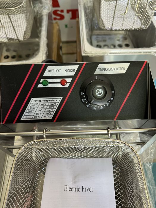 Фритюрниця Професійна Електрина Обєм 6 Літрів Нові!