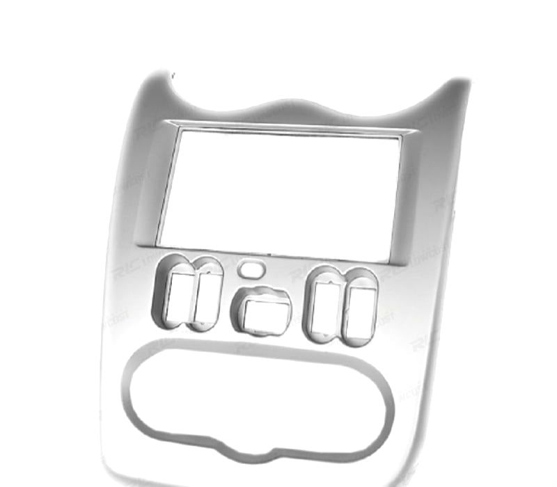 MOLDURA ADAPTADOR GRIS PARA RADIO 2-DIN PARA RENAULT DACIA LOGAN SANDERO DUSTER NISSAN NP200