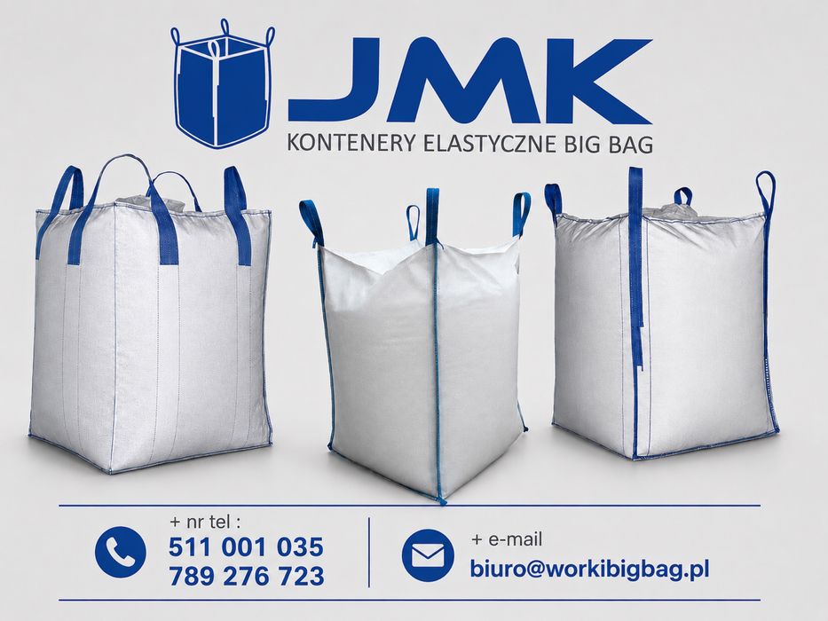 Worki big bag bagi 80/100/152 na zboze/kamien/gruz bigbag duza ilosc