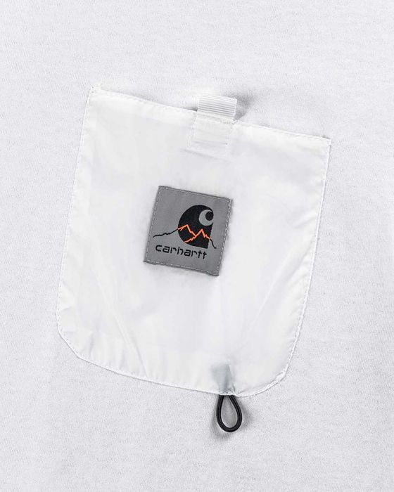 Футболка Carhartt WIP Pocket Logo Mountains T-Shirt White
