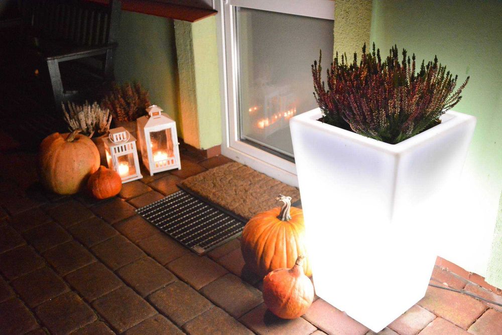 Vaso com iluminação