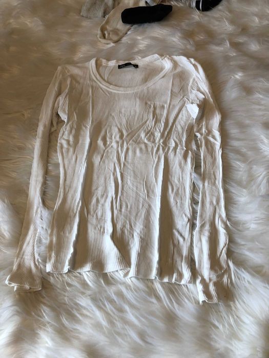 camisola zara tamanho s branca