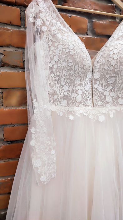 Suknia ślubna Plus Size roz. 46-52