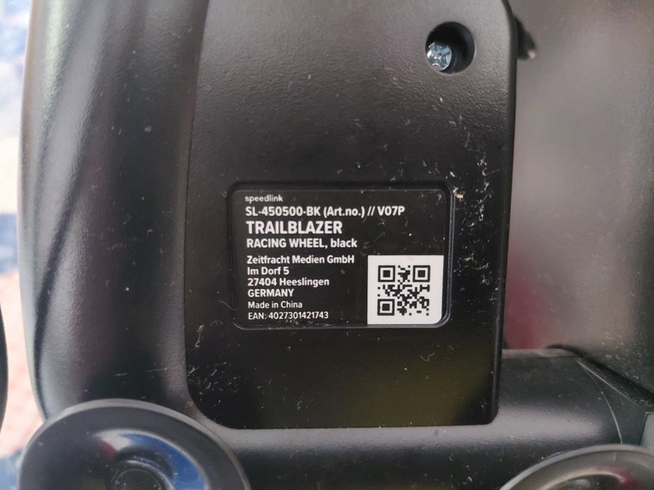 Ігрове кермо з педалями Trailblazer Racing Wheel – Гарний стан!