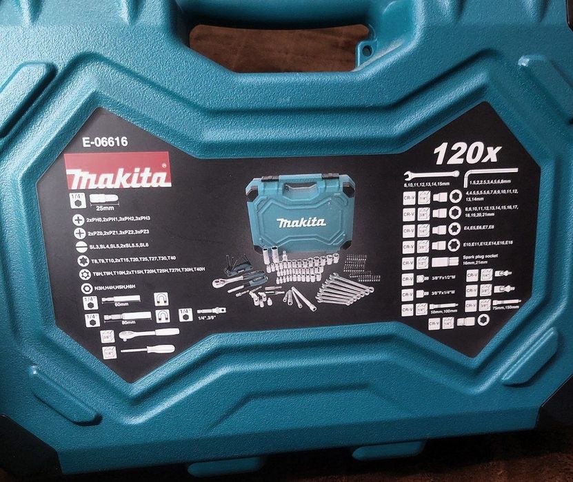 Набір інструментів Makita в кейсі