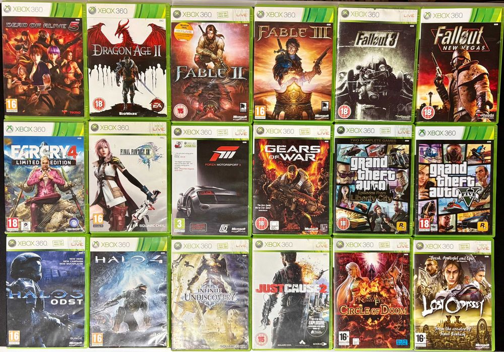 JOGOS XBOX 360 (SEM MANUAIS) | Portes Grátis | (à unidade)