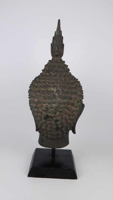 Cabeça de Buda em Metal (Ref 2)