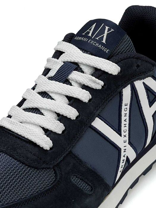 Кросівки Armani Exchange AX Navy Blue premium замшеві i89