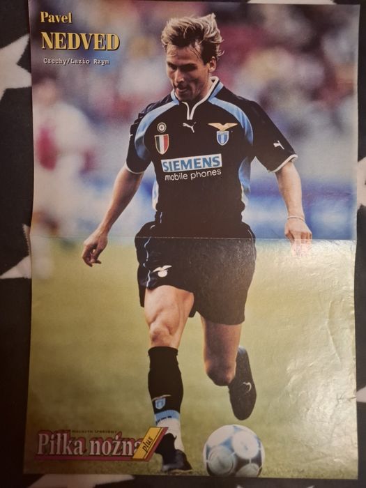 Zestaw Retro Plakatów Lazio Rzym Nedved Crespo Komplet 5 szt.