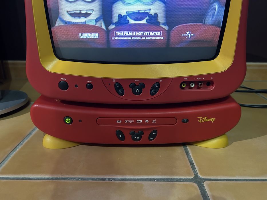 Televisão + DVD Mikey Mouse Vintage