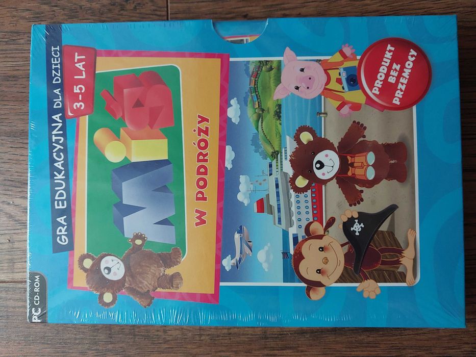 Miś - w podróży Gra na PC dla dzieci 3-5 lat (bez przemocy) Na prezent