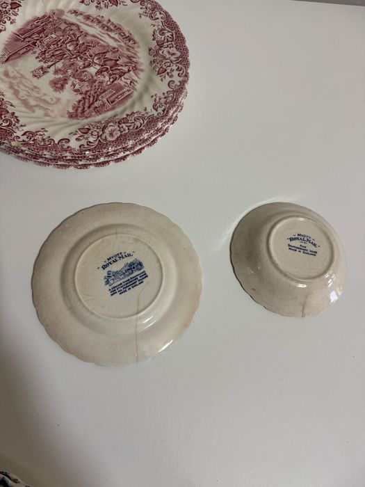 Serviço Inglês Myott Royal Mail e Coaching Scenes - Johnson Brothers