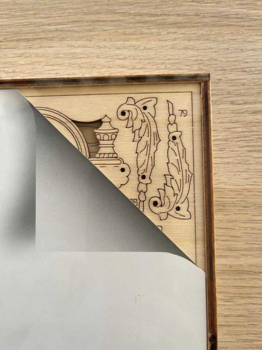 Relógio Mágico com mecanismo – Puzzle 3D em madeira – Novo e selado