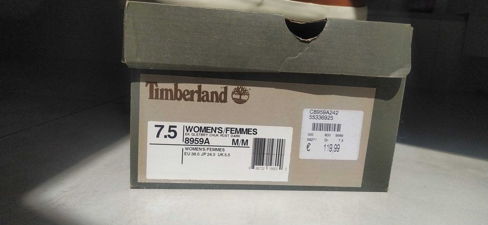 Buty damskie Timberland r. 38.5 z JAK NOWE