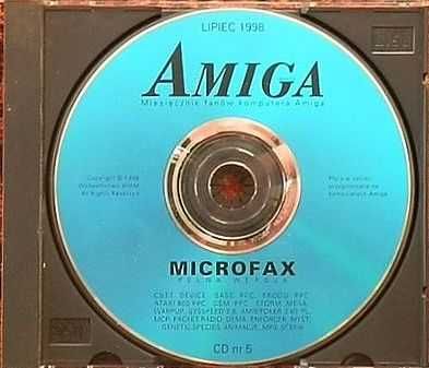 Amiga płyty CD 8 sztuk oprogramowanie i gry