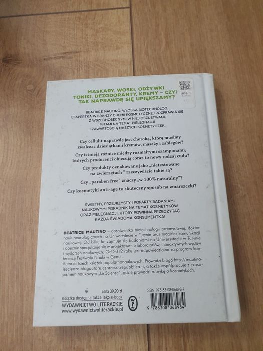 Książka 'Bez parabenów' Beatrice Mautino