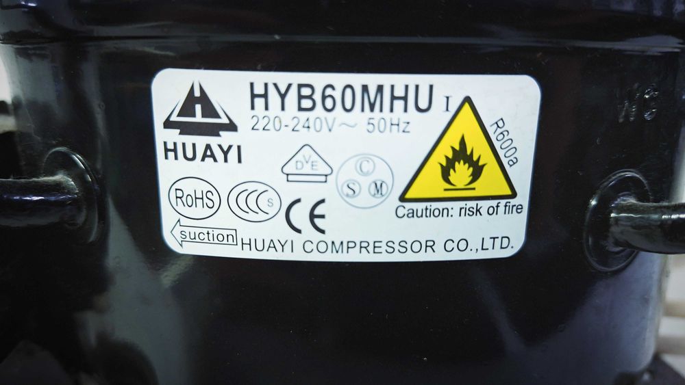 Compressor de Frigorífico - R600A - "USADOS EM BOM ESTADO"