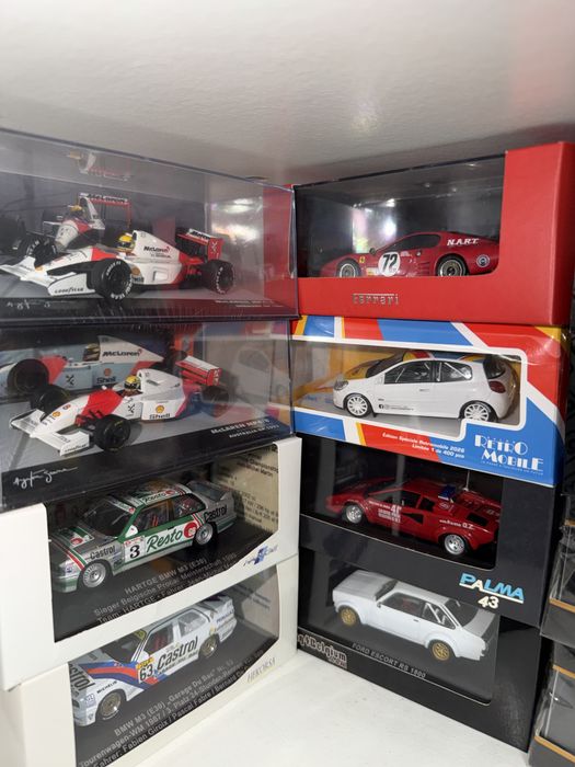 Miniaturas 1/43 de Coleção – Ayrton Senna, Retro Mobile, Norev (Raros)