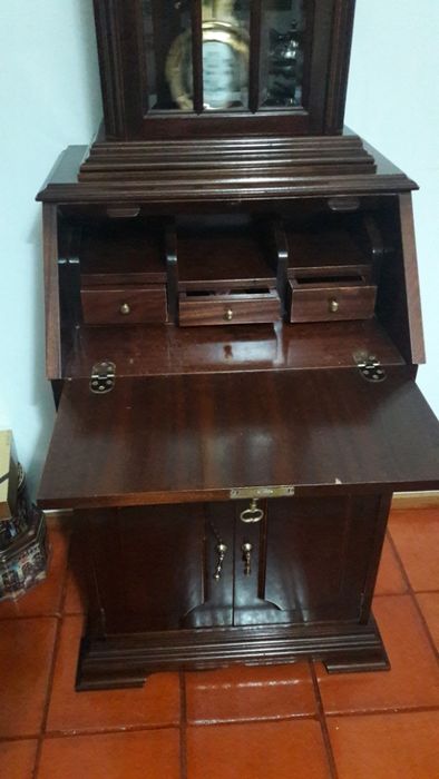 Relógio Coluna com pesos e base secretária