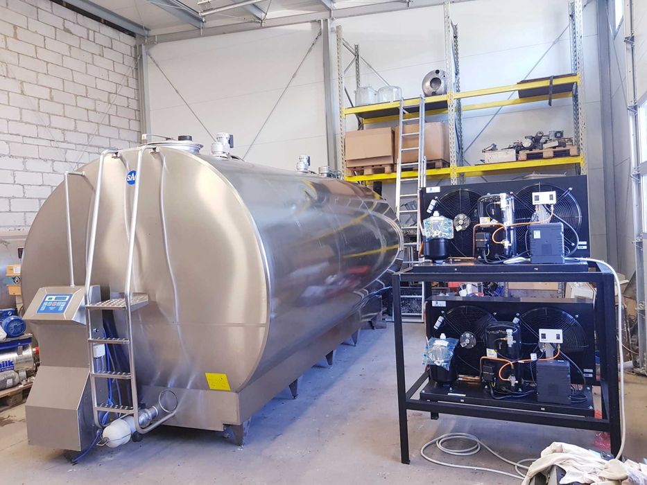 schładzalnik mleka cysterna 15000 l , chłodnia do mleka