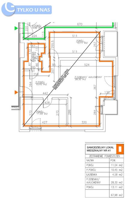 3pok. 68m2|2017r.|klima, garaż, box| Prądnik Biały